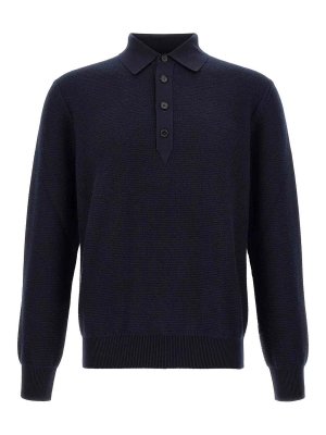 Z ZEGNA: ポロシャツ - ポロシャツ - ブルー