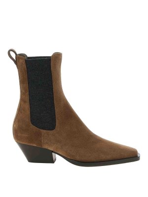BRUNELLO CUCINELLI: Stiefeletten - Stiefeletten - Braun