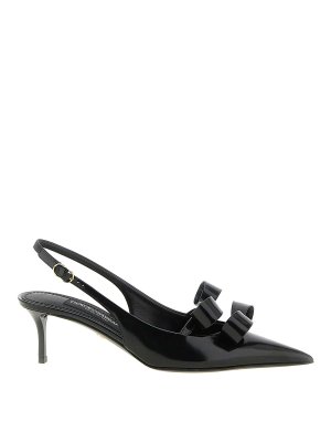 DOLCE & GABBANA: sandali - Scarpe stringate Black Coeur