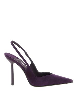 Le Silla: sandals - Purple Vivienne Slingback Pumps