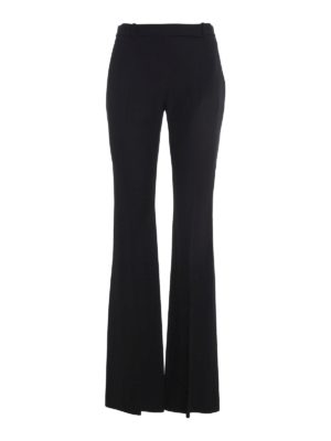 Alexander Mcqueen Tucks pants in black - Black | 657111QJACA1000