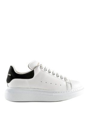 ALEXANDER MCQUEEN: trainers - Oversize smooth leather sneakers