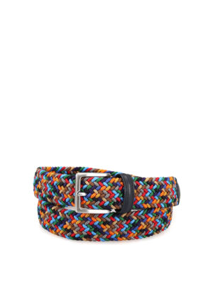 Anderson's: cinture - Cintura intrecciata multicolore