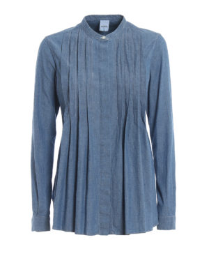 ASPESI: Hemden - Hemd - Jeansblau