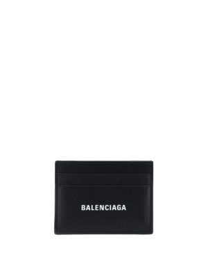 BALENCIAGA: wallets & purses - Grainy leather card holder