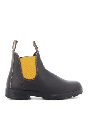 BLUNDSTONE: ankle boots - Smooth leather Chelsea boots