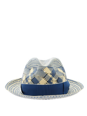 BORSALINO: hats & caps - Textile paper fedora hat