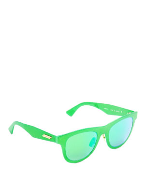 BOTTEGA VENETA: Sonnenbrillen - Sonnenbrille - Grün