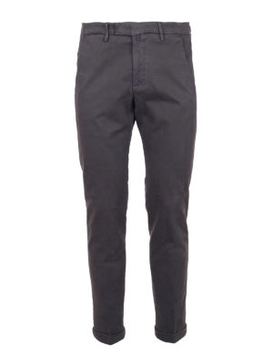 BRIGLIA 1949: casual trousers - Gabardine cotton trousers