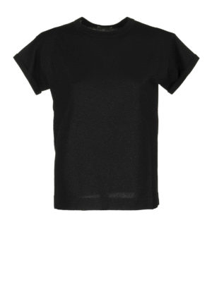 BRUNELLO CUCINELLI: Strickpullover mit Rundhalsausschnitt - Rundhalspullover - Schwarz