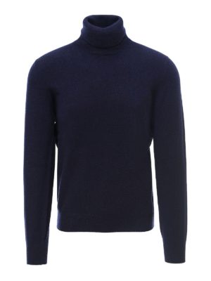 BRUNELLO CUCINELLI: Rollkragenpullover  und Polo-Ausschnitt - Rollkragenpullover - Blau