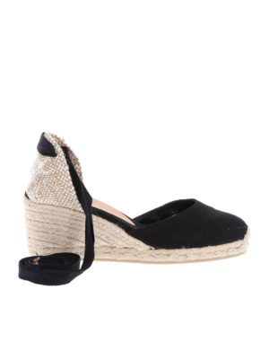 CASTANER: espadrilles - Carina wedges in black