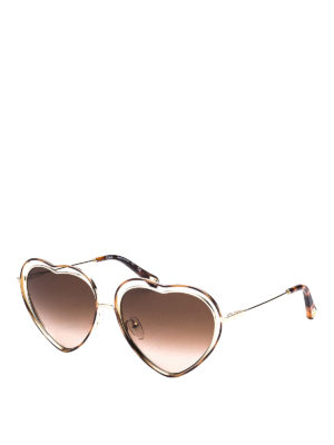 CHLOE': sunglasses - Poppy heart shaped sunglasses