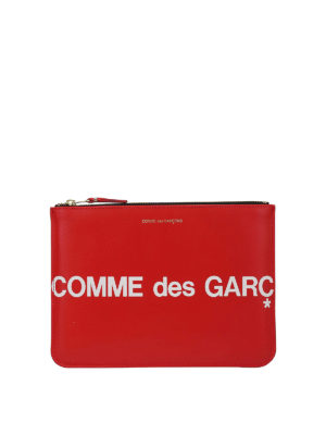COMME DES GARCONS: clutches - Huge Logo clutch