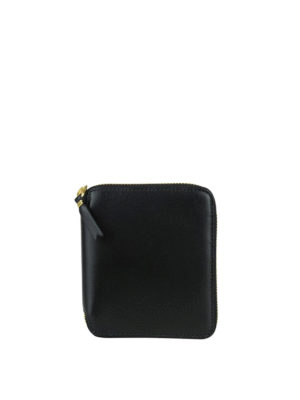 COMME DES GARCONS: wallets & purses - Gold-tone zip around leather wallet