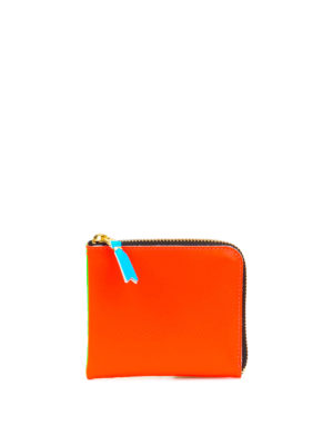 COMME DES GARCONS: Portemonnaies und Geldbörsen - Portemonnaie Super Fluo - Rot