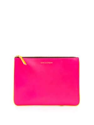 COMME DES GARCONS: portafogli - Pochette Super Fluo