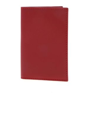 COMME DES GARÇONS WALLET: wallets & purses - Branded card holder in red