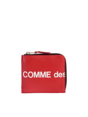 COMME DES GARÇONS WALLET: wallets & purses - Huge Logo coin purse in red