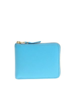 COMME DES GARÇONS WALLET: wallets & purses - Light blue leather wallet