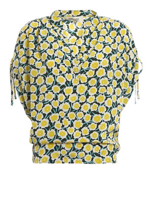 Diane von Furstenberg: bluse - Blusa Grania in seta a fiori