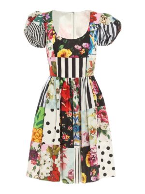 DOLCE & GABBANA: ニーレングスドレス - 膝丈ドレス - Sicilian Patchwork