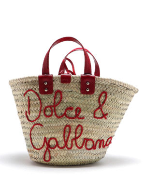 DOLCE & GABBANA: shopper - Shopping bag Kendra in paglia