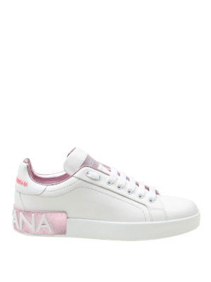 Dolce & Gabbana Portofino leather sneakers | CK1544AX6158L315