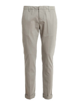 DONDUP: casual trousers - Gaubert cotton velvet pants
