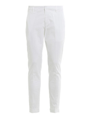 DONDUP: Pantalons casual - Pantalons Décontractés - Blanc