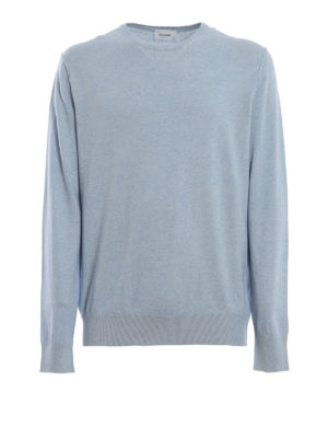 DONDUP: crew necks - Cotton and cashmere melange crew neck