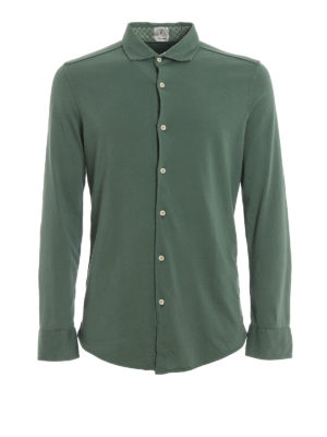 DRUMOHR: shirts - Green jersey shirt