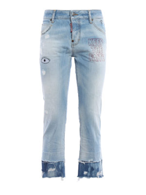 DSQUARED2: Boyfriend - Boyfriend Cool Girl - Light Wash