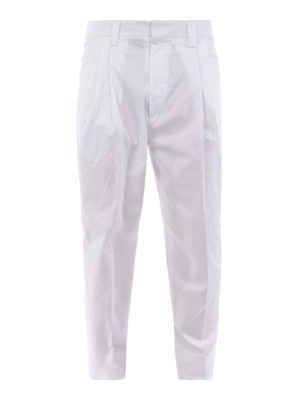 DSQUARED2: pantaloni casual - Pantaloni in cotone stretch