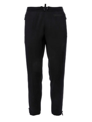 DSQUARED2: casual trousers - Wool blend joggers style trousers