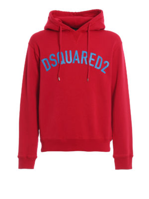 DSQUARED2: Sweatshirts & Sweaters - Dsquared2 red hoodie