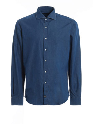 FAY: Hemden - Hemd - Jeansblau