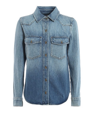 Frame Denim: Hemden - Hemd - Helles Jeansblau