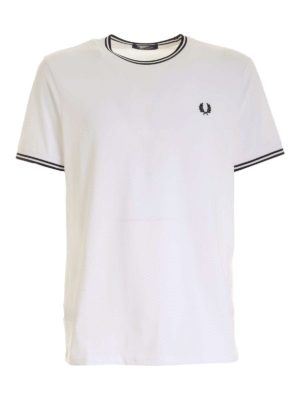 FRED PERRY: T-shirts - T-Shirt - Blanc