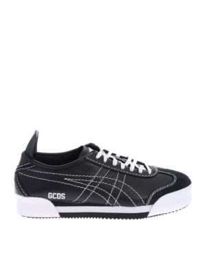 GCDS: trainers - Black and white Tiger Mexico sneakers