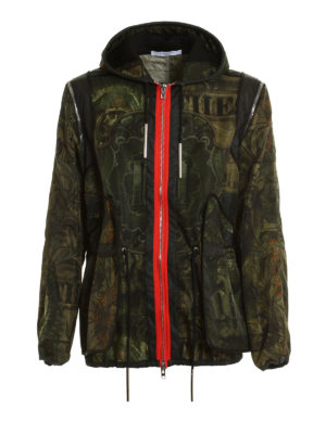 GIVENCHY: casual jackets - All over printed nylon jacket
