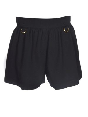 GIVENCHY: shorts - Rings detail shorts in black