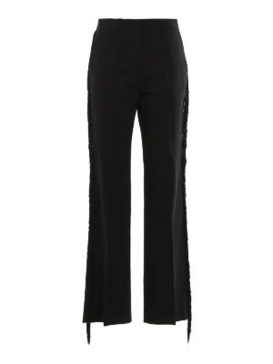 GOLDEN GOOSE: casual trousers - Abigail fringed trousers