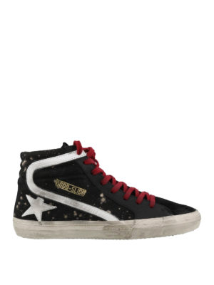 GOLDEN GOOSE: trainers - Slide bleached effect sneakers