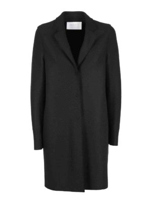 HARRIS WHARF LONDON: knee length coats - Virgin wool coat