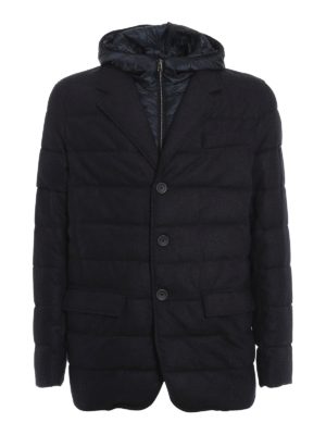 HERNO: padded jackets - Flanel puffer jacket