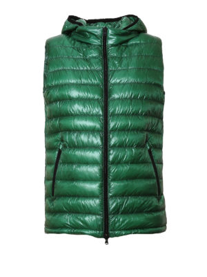 HERNO: padded jackets - Quilted and padded hooded vest