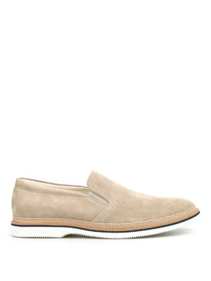 HOGAN: Loafers & Slippers - H316 suede slip-ons