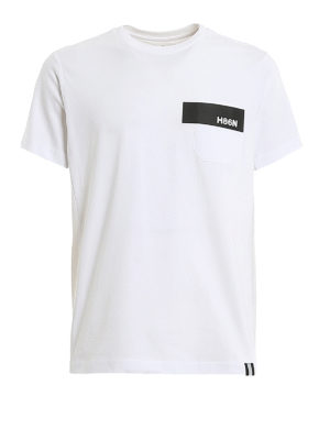 HOGAN: t-shirts - H86N print jersey T-shirt