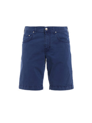 JACOB COHEN: Trousers Shorts - Style6636 blue cotton short pants